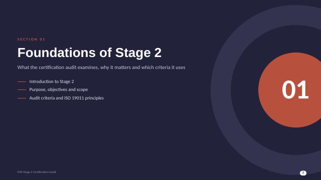 IMS Certification Audit Guides: Stage 2 and Surveillance Audits — preview of page 2