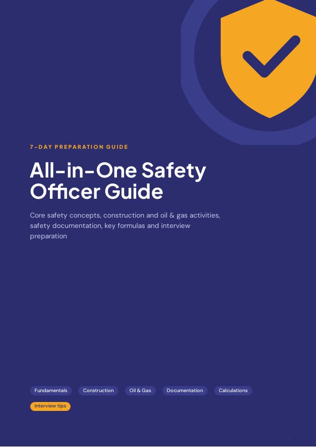 All-in-One Safety Officer Guide: 7-Day Preparation and Interview Guide — preview of page 1
