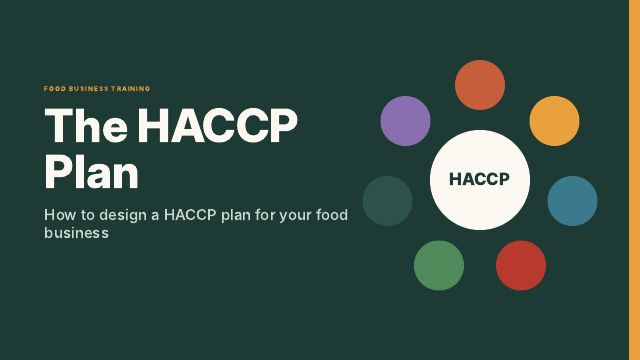 HACCP Plan Design & Training Kit — preview of page 1