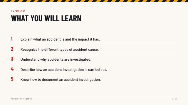 Accident Investigation & Fire Hazard Control Kit — preview of page 2