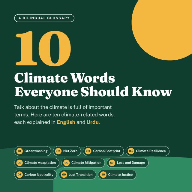 10 Climate Words Everyone Should Know: Bilingual Climate Glossary Kit — preview of page 1