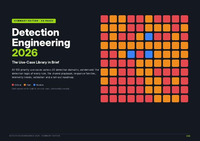 Detection Engineering 2026: 100 SIEM Use Cases, ATT&CK v19.2 Mapping, Tuning, Response & Validation Kit — preview of page 1
