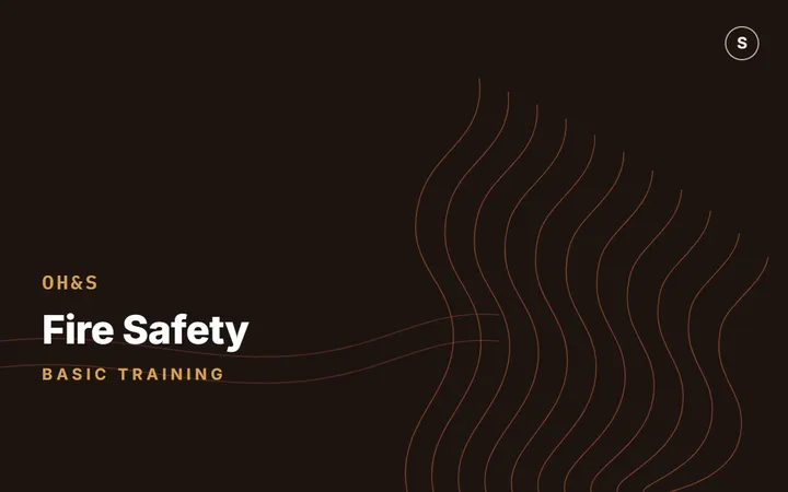 Fire Safety Training