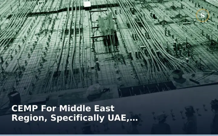 CEMP For Middle East Region, Specifically UAE, Qatar and Saudi Arabia