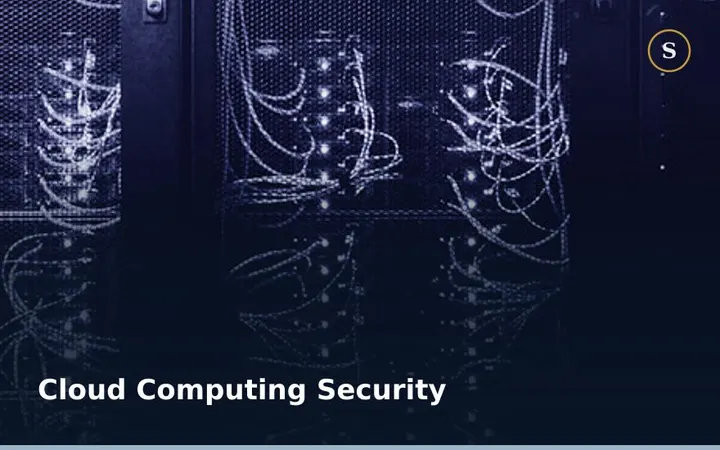 Cloud Computing Security