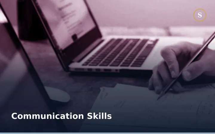 Communication Skills