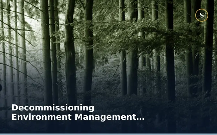 Decommissioning Environment Management Plan