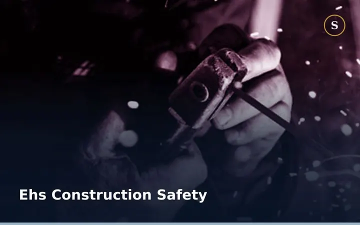 EHS CONSTRUCTION SAFETY TRAINING