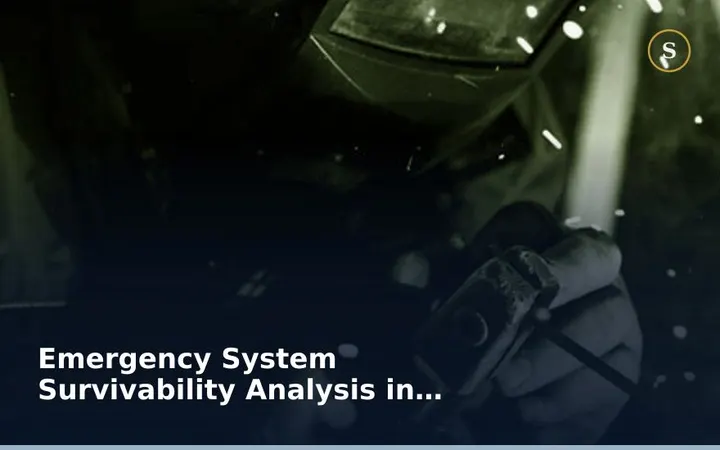 Emergency System Survivability Analysis in OIL And GAS Sector