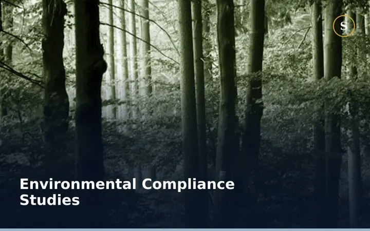 Environmental Compliance Studies