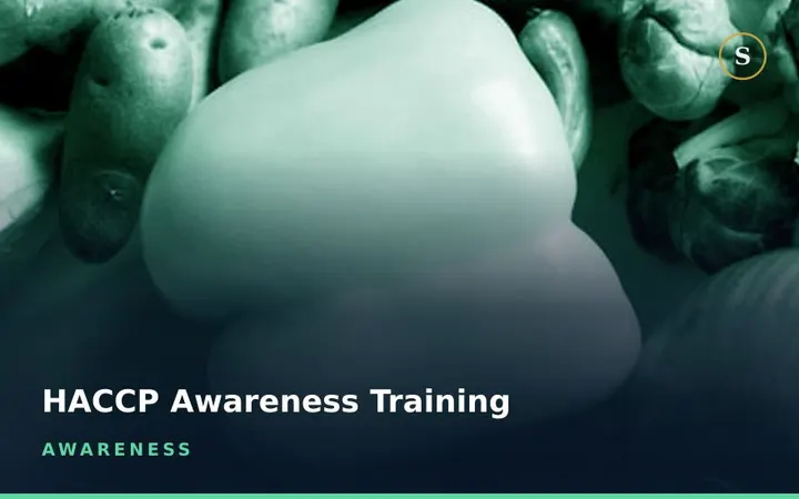 HACCP Awareness Training