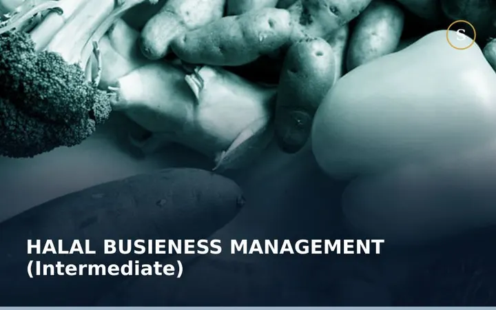 HALAL BUSIENESS MANAGEMENT (Intermediate)