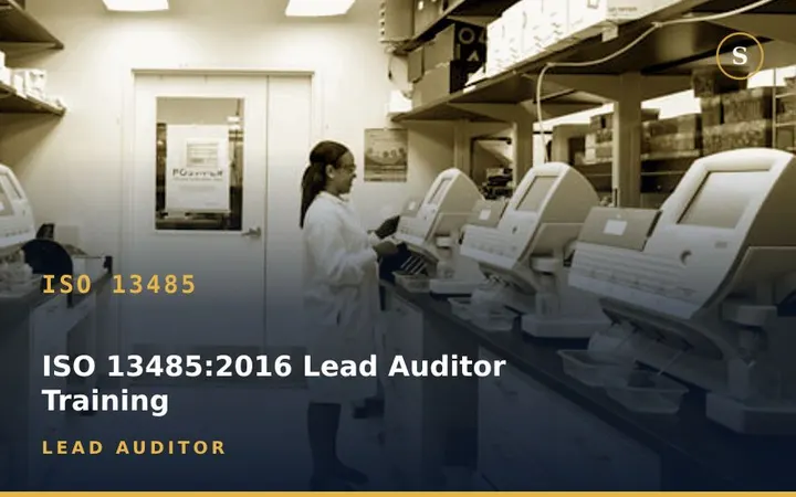 ISO 13485:2016 Lead Auditor Training