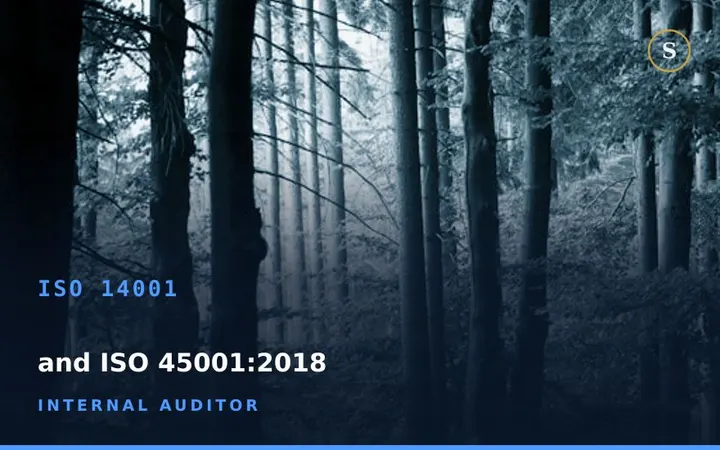 ISO 14001:2015 and ISO 45001:2018 Internal Audit Training