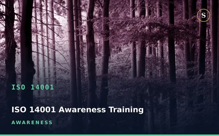 ISO 14001 Awareness Training