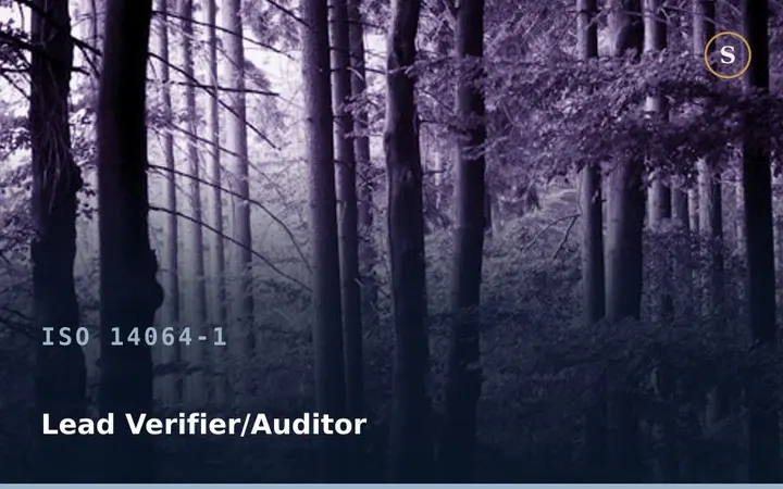 ISO 14064-1 Lead Verifier/Auditor Training