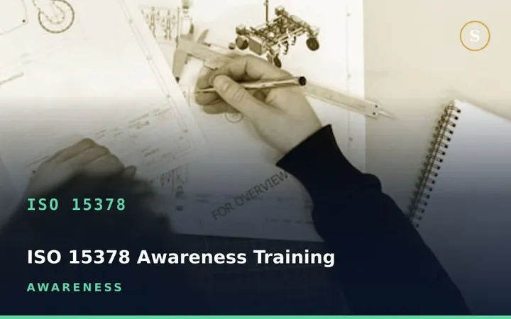 ISO 15378 Awareness Training