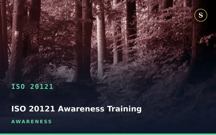 ISO 20121 Awareness Training