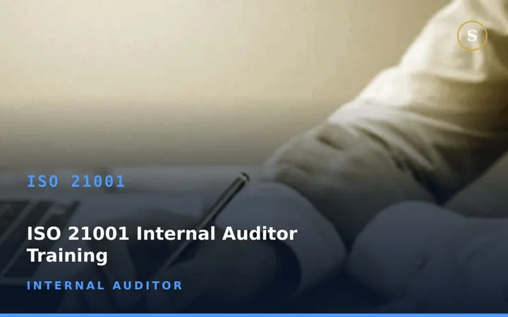 ISO 21001 Internal Auditor Training