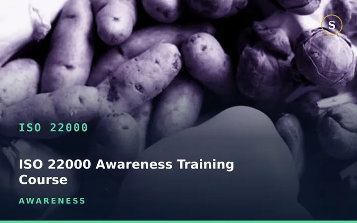 ISO 22000 Awareness Training Course