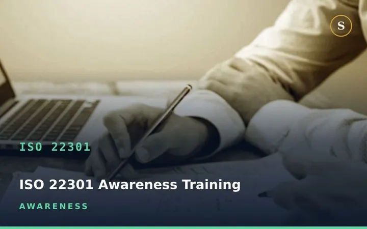 ISO 22301 Awareness Training