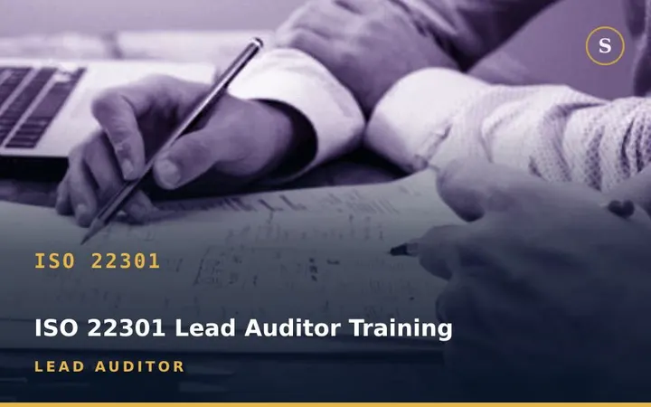 ISO 22301 Lead Auditor Training
