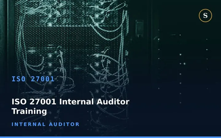 ISO 27001 Internal Auditor Training