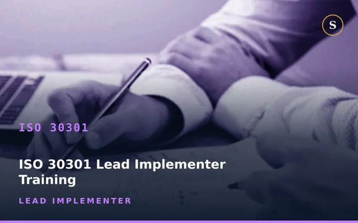 ISO 30301 Lead Implementer Training