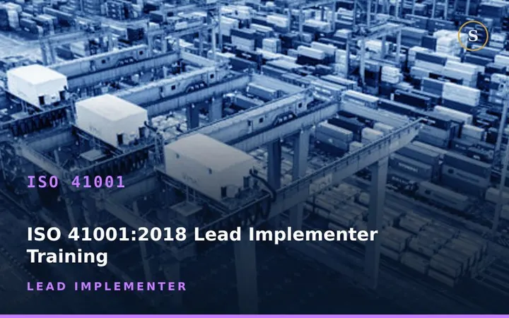 ISO 41001:2018 Lead Implementer Training