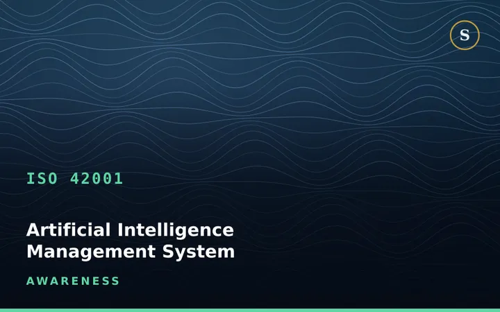 ISO 42001 Artificial Intelligence Management System Awareness Training