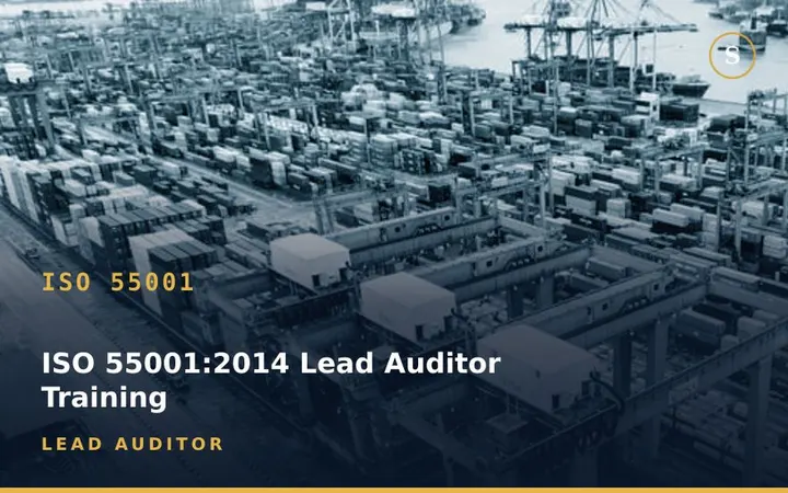 ISO 55001:2014 Lead Auditor Training