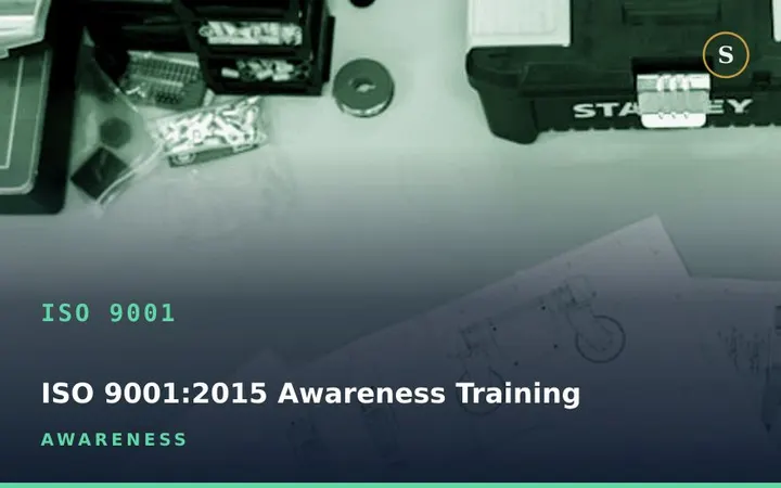 ISO 9001:2015 Awareness Training