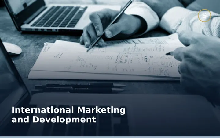 International Marketing and Development