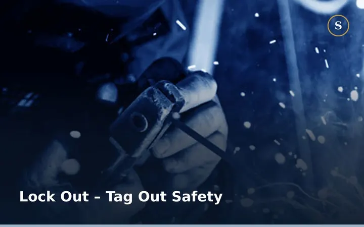LOCK OUT – TAG OUT SAFETY