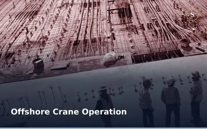 Offshore Crane Operation Training