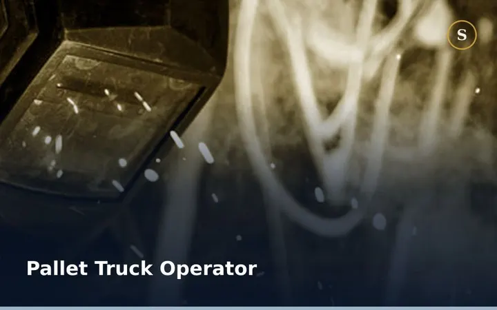 PALLET TRUCK OPERATOR TRAINING