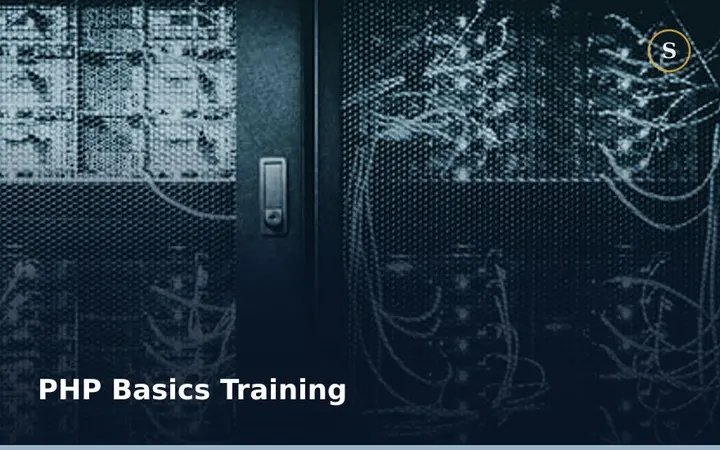 PHP Basics Training
