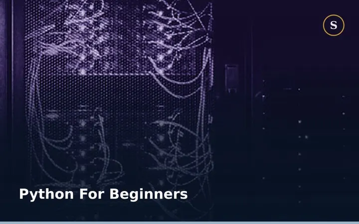 Python For Beginners