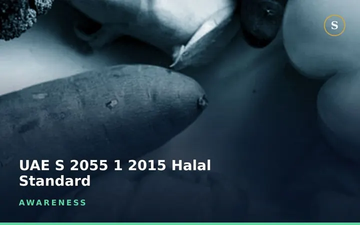 UAE S 2055 1 2015 Halal Standard Awareness Training Course