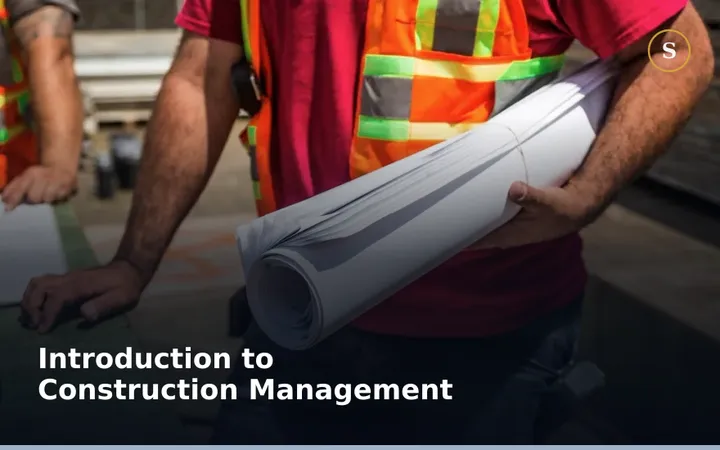 Introduction to Construction Management