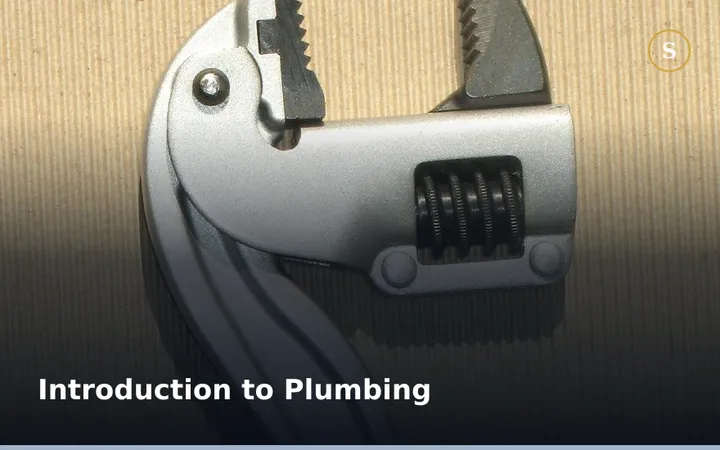 Introduction to Plumbing