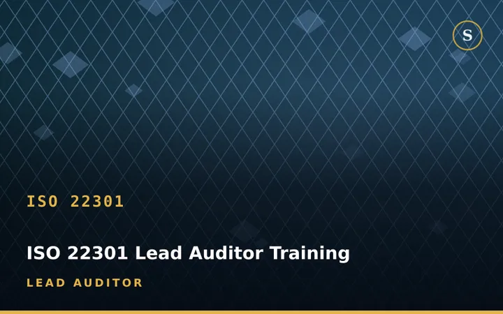 ISO 22301 Lead Auditor Training