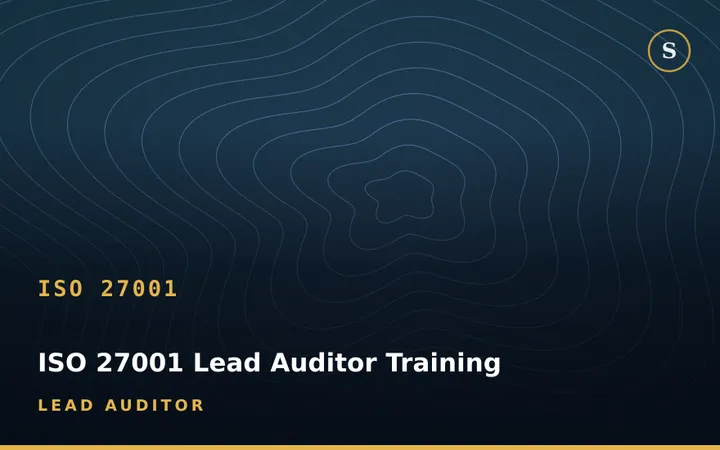 ISO 27001 Lead Auditor Training