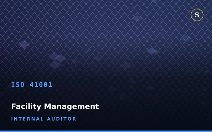 ISO 41001:2018 Facility Management Internal Auditor Training