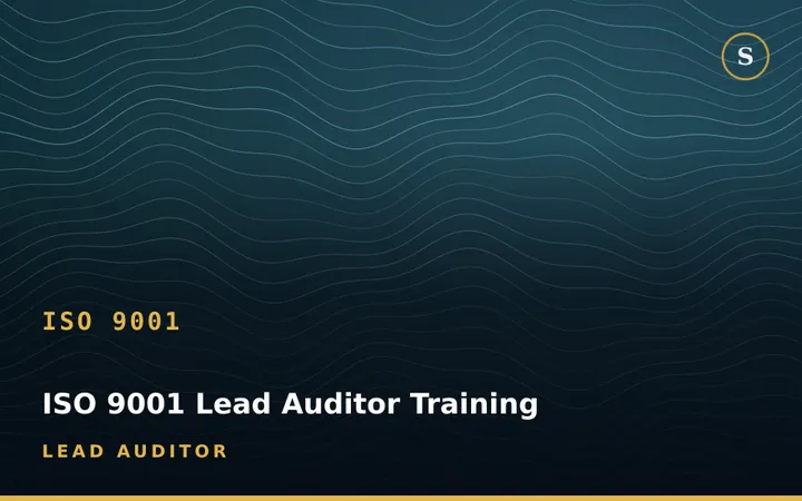 ISO 9001 Lead Auditor Training